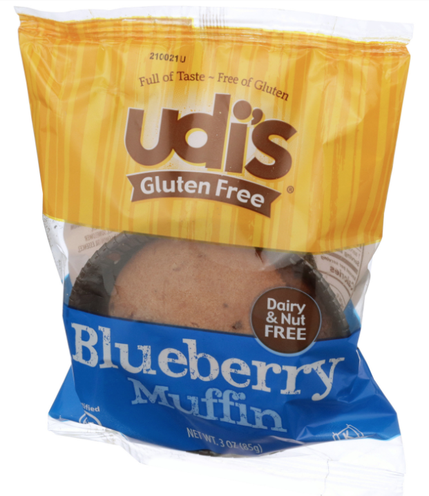 Udi's Gluten Free Blueberry Muffin