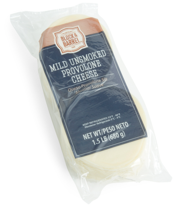 Block and Barrel Sliced Provolone